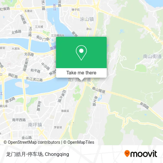 龙门皓月-停车场 map