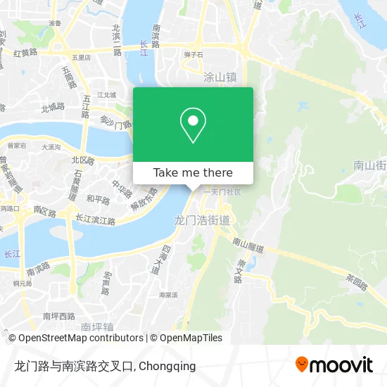龙门路与南滨路交叉口 map