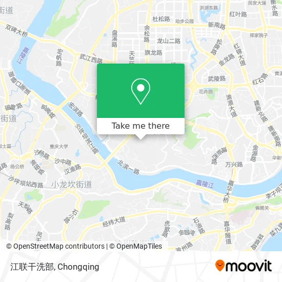 江联干洗部 map