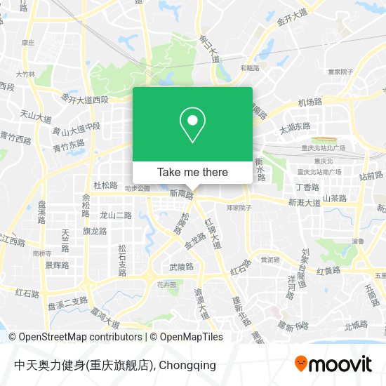 中天奥力健身(重庆旗舰店) map