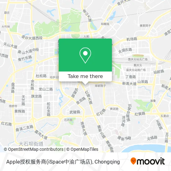 Apple授权服务商(iSpace中渝广场店) map