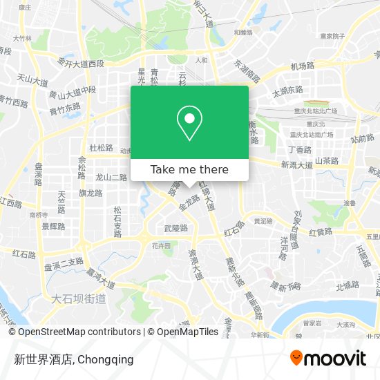 新世界酒店 map