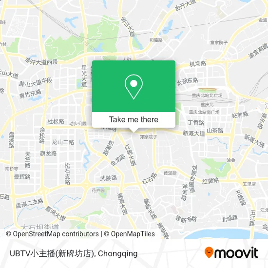 UBTV小主播(新牌坊店) map