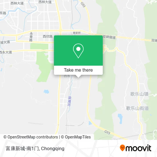 富康新城-南1门 map