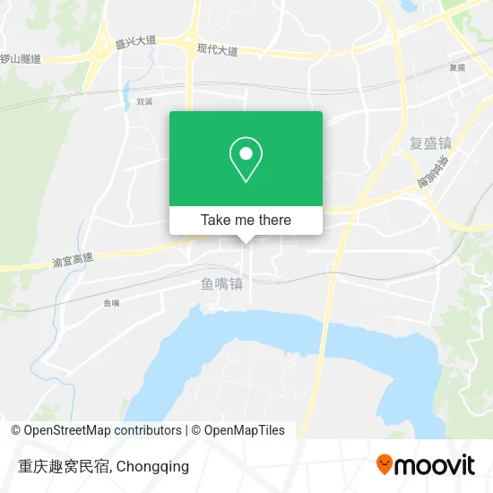 重庆趣窝民宿 map