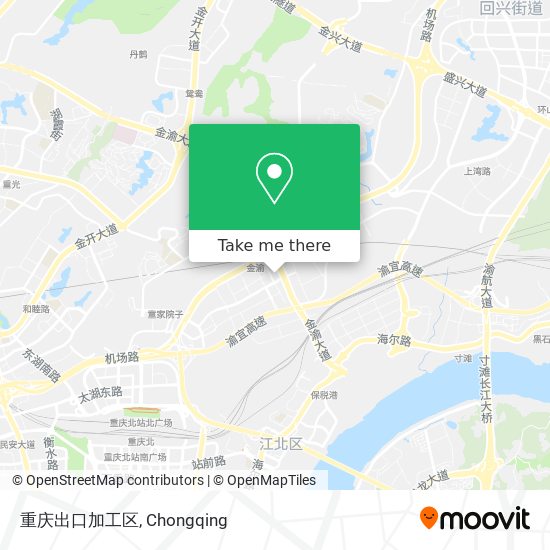 重庆出口加工区 map