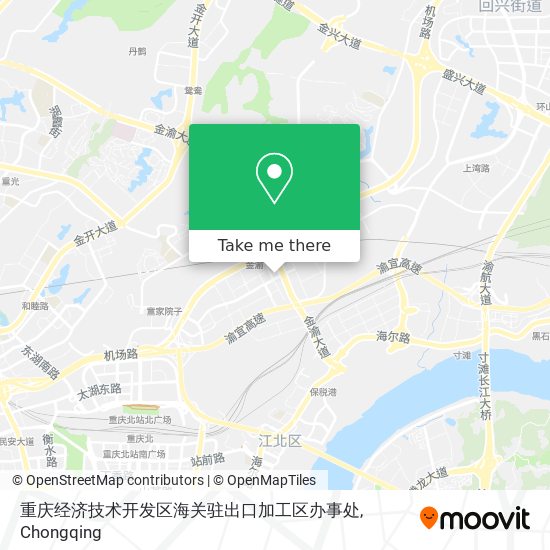 重庆经济技术开发区海关驻出口加工区办事处 map