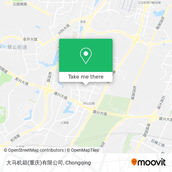 大马机箱(重庆)有限公司 map