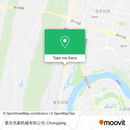 重庆杰豪机械有限公司 map