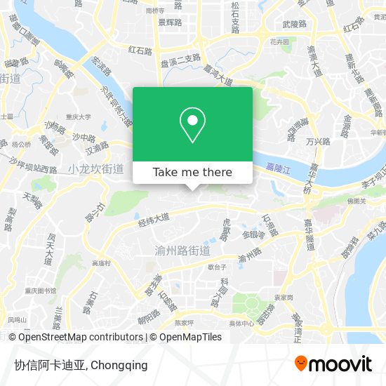协信阿卡迪亚 map