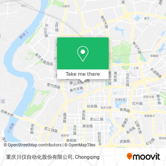 重庆川仪自动化股份有限公司 map