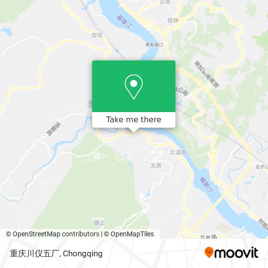重庆川仪五厂 map