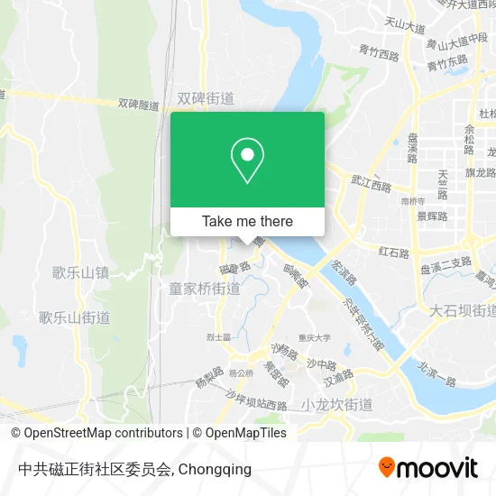 中共磁正街社区委员会 map