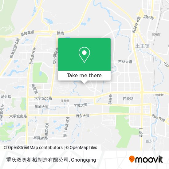 重庆双奥机械制造有限公司 map