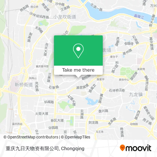 重庆九日天物资有限公司 map