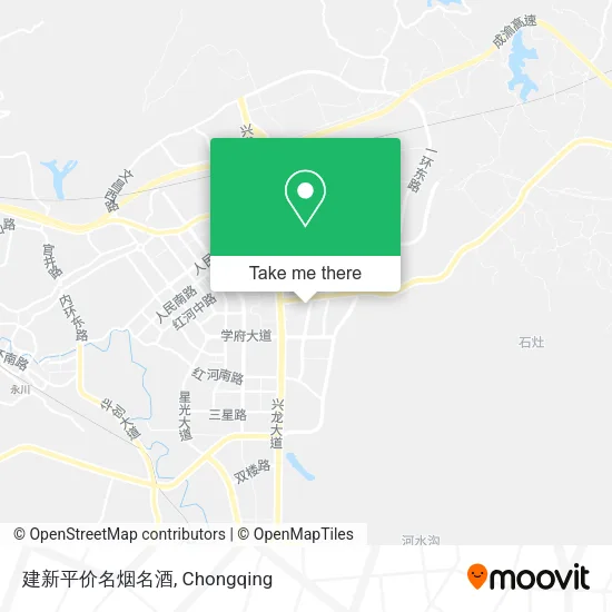 建新平价名烟名酒 map