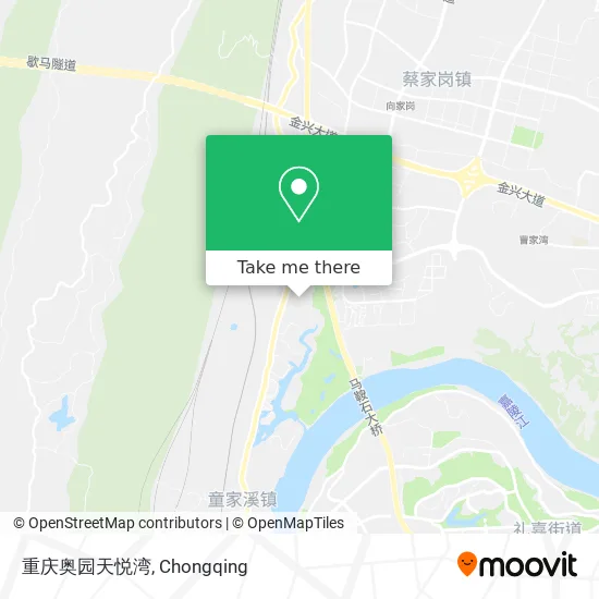 重庆奥园天悦湾 map