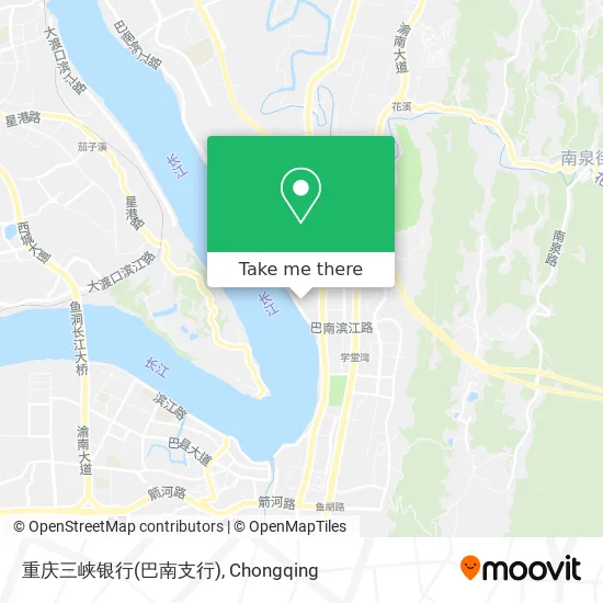重庆三峡银行(巴南支行) map