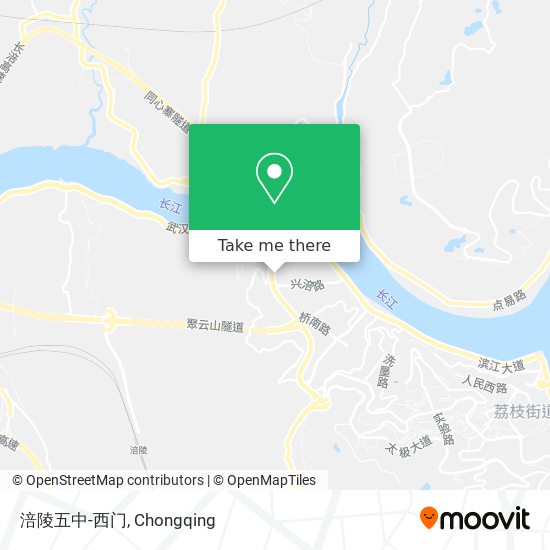 涪陵五中-西门 map