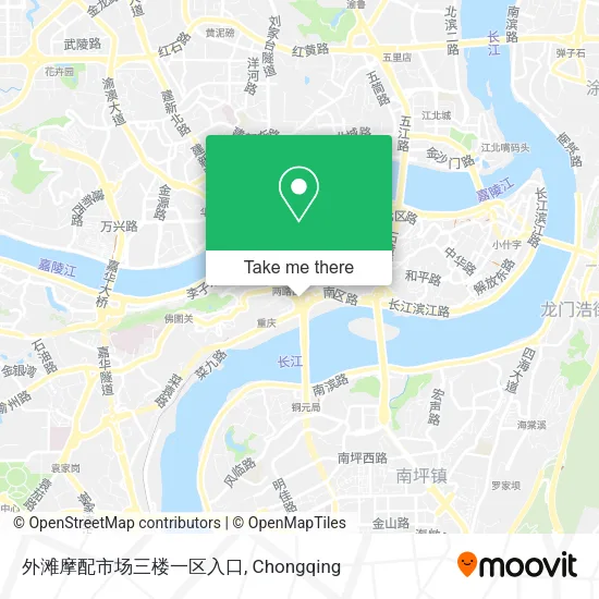 外滩摩配市场三楼一区入口 map