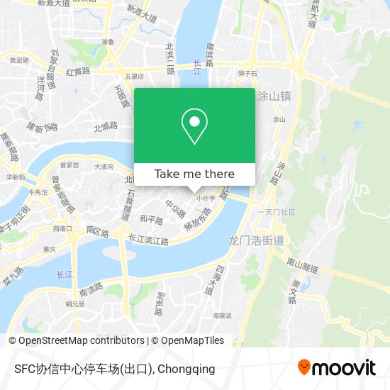 SFC协信中心停车场(出口) map