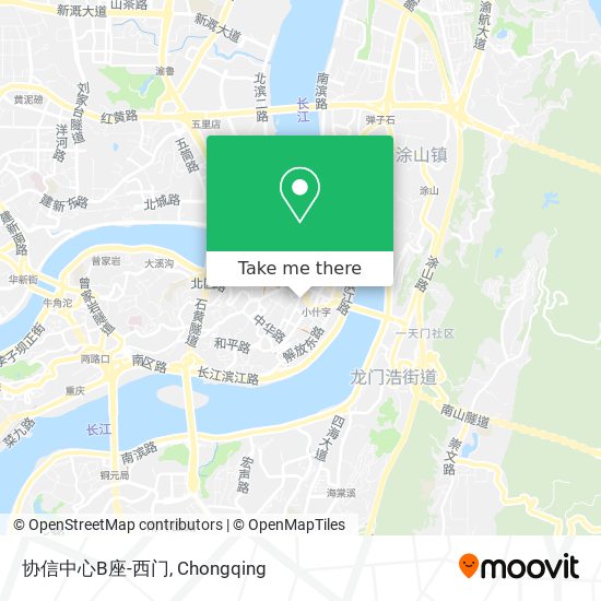 协信中心B座-西门 map