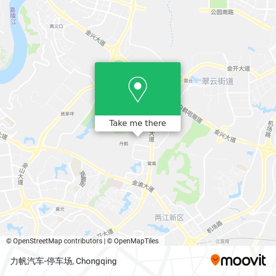 力帆汽车-停车场 map