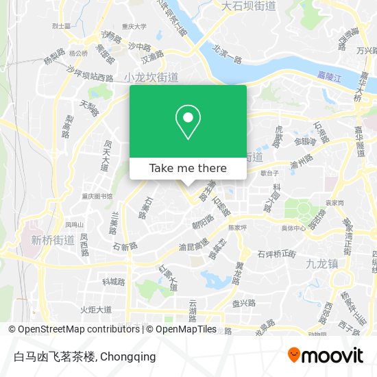 白马凼飞茗茶楼 map