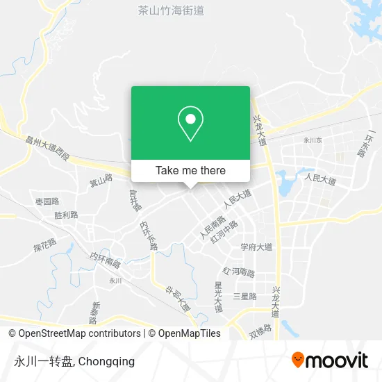 永川一转盘 map