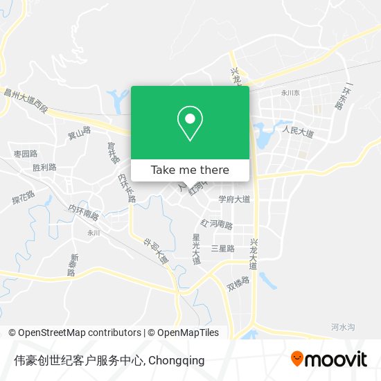 伟豪创世纪客户服务中心 map