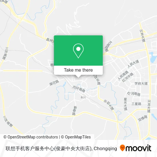 联想手机客户服务中心(俊豪中央大街店) map