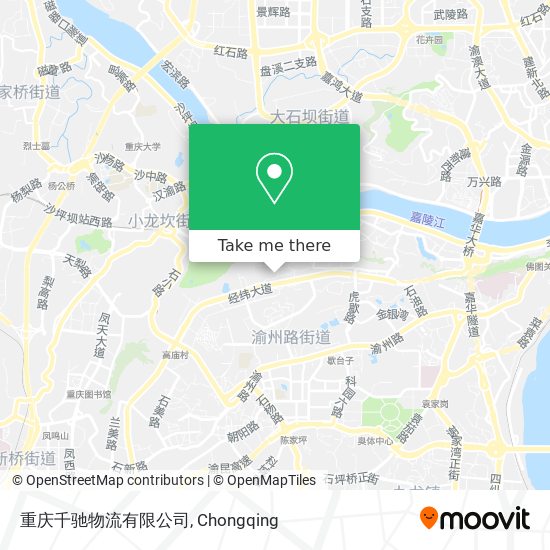 重庆千驰物流有限公司 map