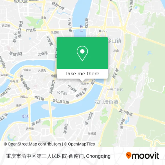 重庆市渝中区第三人民医院-西南门 map