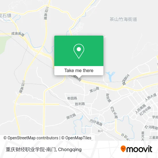 重庆财经职业学院-南门 map
