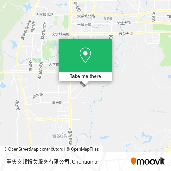 重庆玄邦报关服务有限公司 map