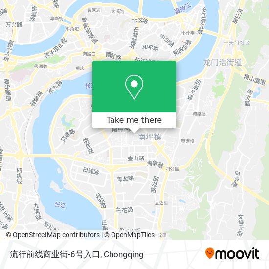 流行前线商业街-6号入口 map