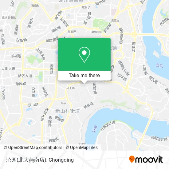 沁园(北大燕南店) map