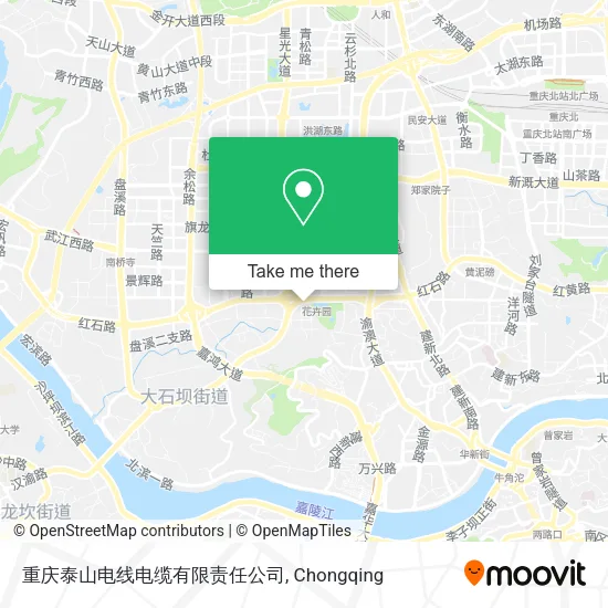重庆泰山电线电缆有限责任公司 map