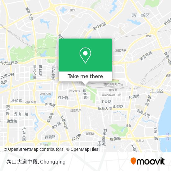 泰山大道中段 map