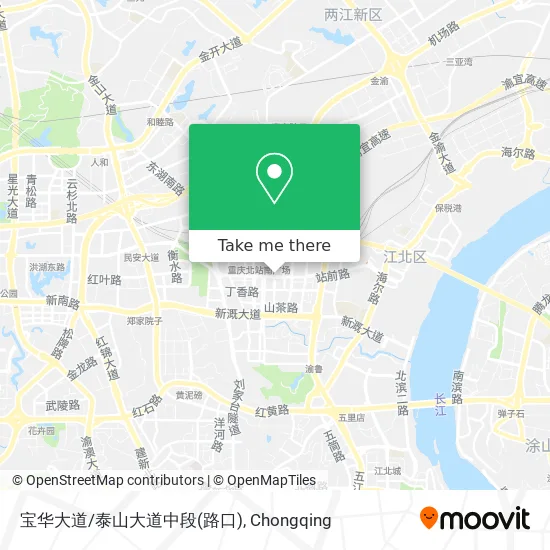 宝华大道/泰山大道中段(路口) map