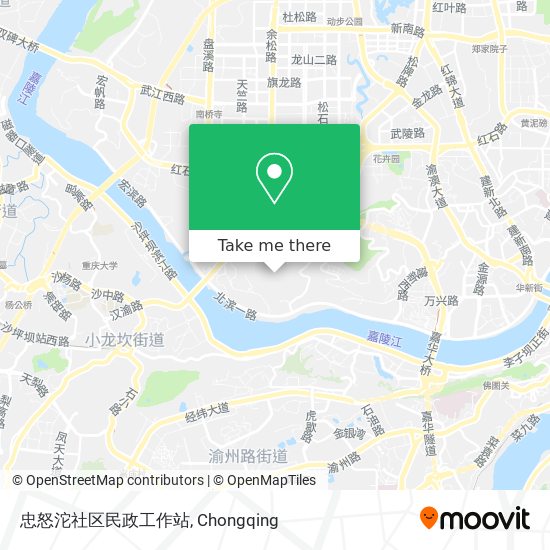 忠怒沱社区民政工作站 map