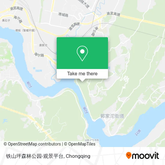 铁山坪森林公园-观景平台 map