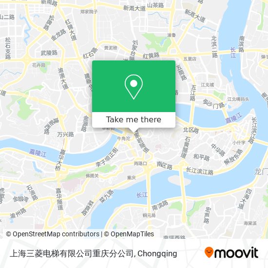 上海三菱电梯有限公司重庆分公司 map