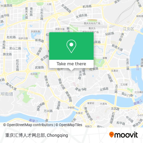 重庆汇博人才网总部 map