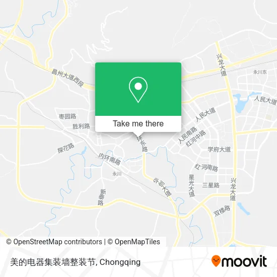 美的电器集装墙整装节 map