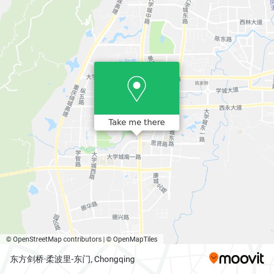 东方剑桥·柔波里-东门 map