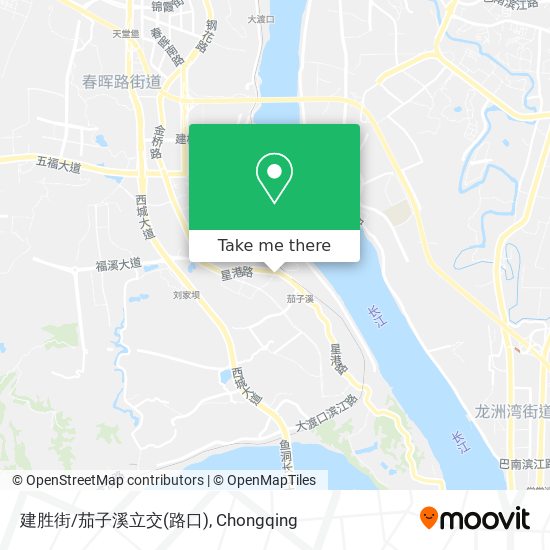 建胜街/茄子溪立交(路口) map