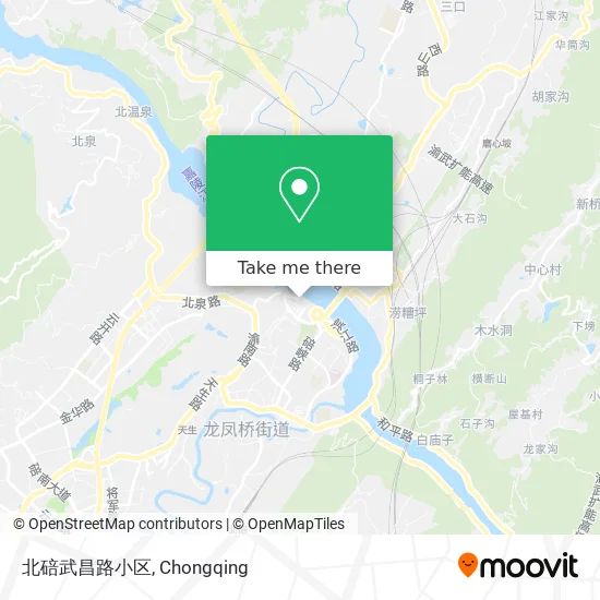 北碚武昌路小区 map