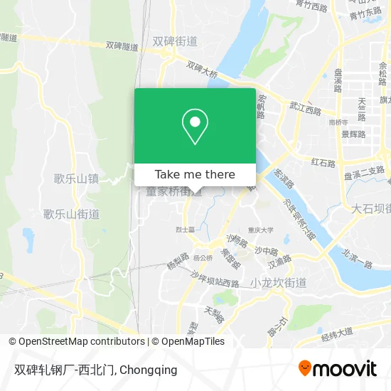 双碑轧钢厂-西北门 map