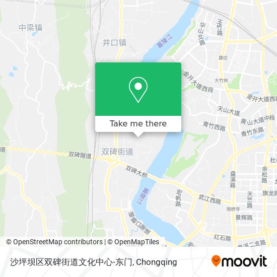 沙坪坝区双碑街道文化中心-东门 map